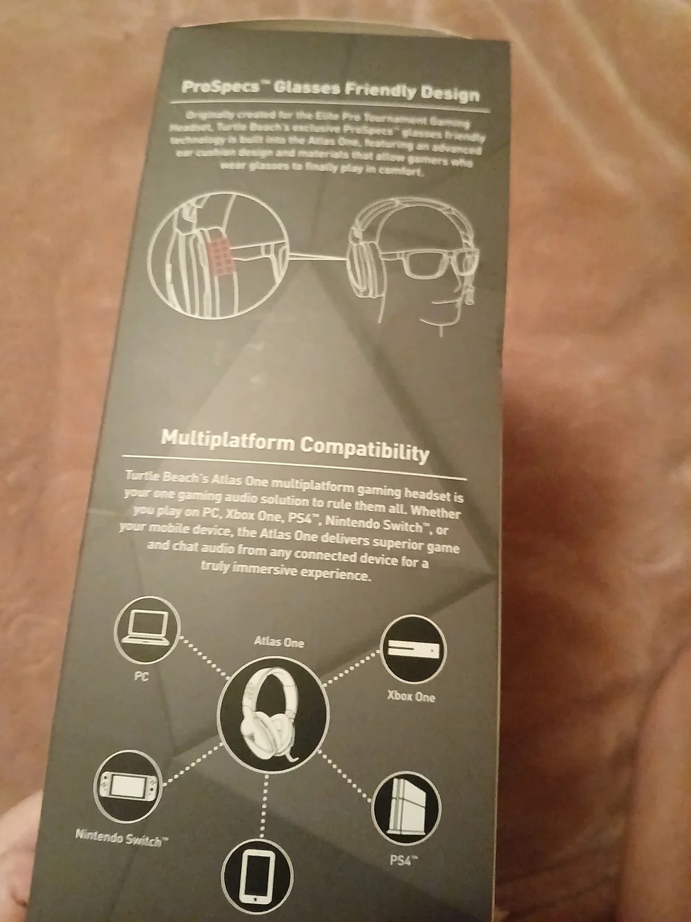 Turtle Beach Atlas One Wired Gaming Headset - Black